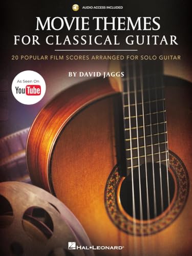 Movie Themes for Classical Guitar. 20 Popular Film Scores Arranged for Solo Guitar. Book/Audio-Online